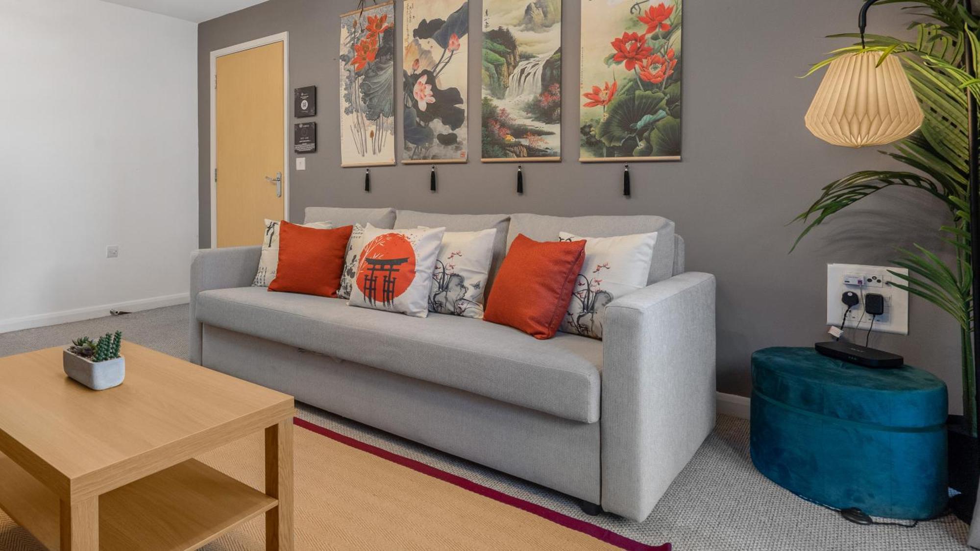 Japanese Suite 2Bed 2Bath, Free Park, Netfix, 75 Inch Tv, Games - City Centre- Maihom เบอร์มิงแฮม ภายนอก รูปภาพ